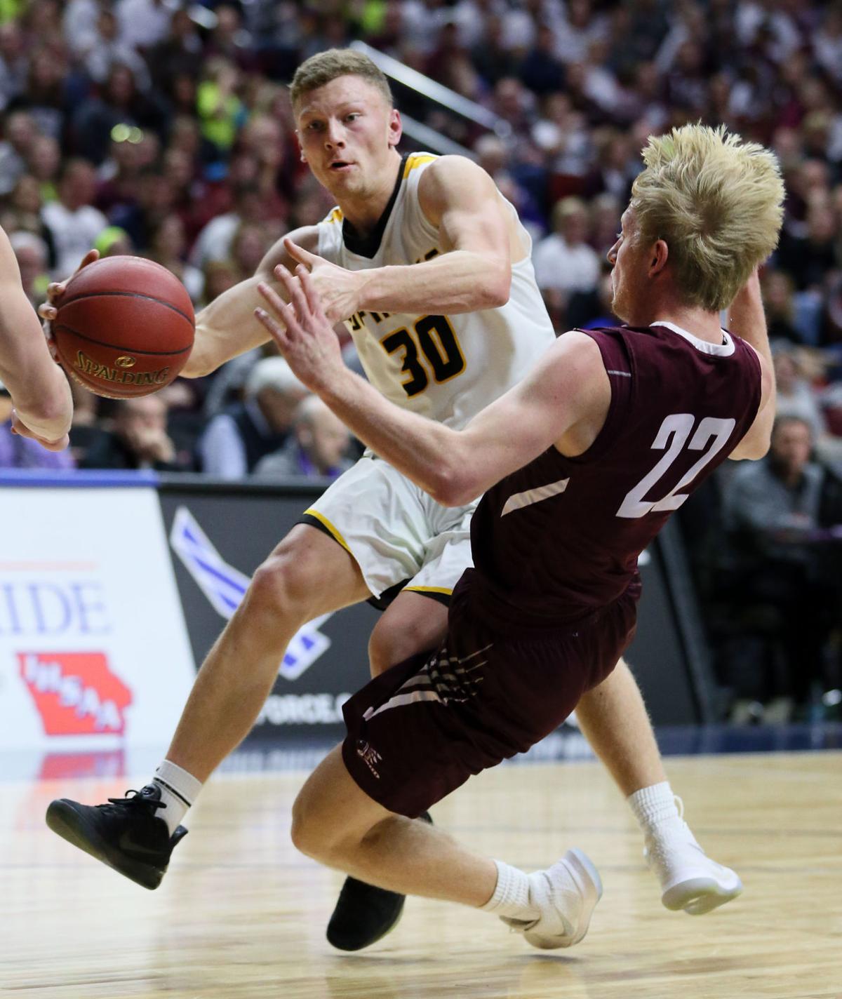 Boys State Basketball Oskaloosa Blocks Waverly Shell Rock S Path