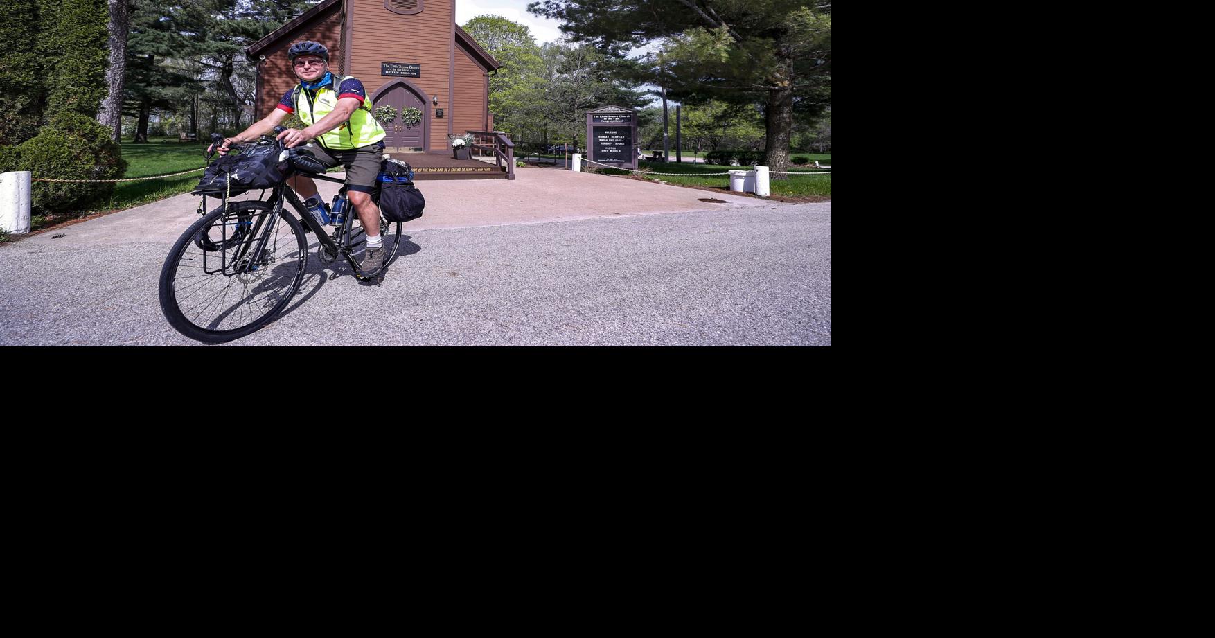 New Hampshire man starts bike ride in Nashua for church fundraiser