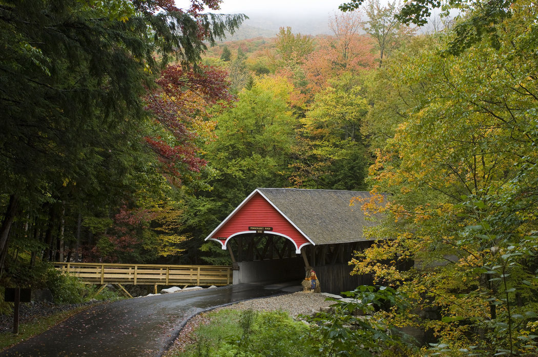 New Hampshire's Flume Gorge a slice of the geological past