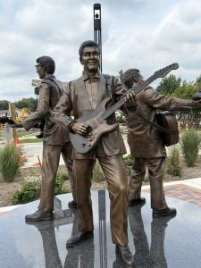 Buddy Holly, Ritchie Valens and Big Bopper Statues Unveiled in Clear Lake, Iowa