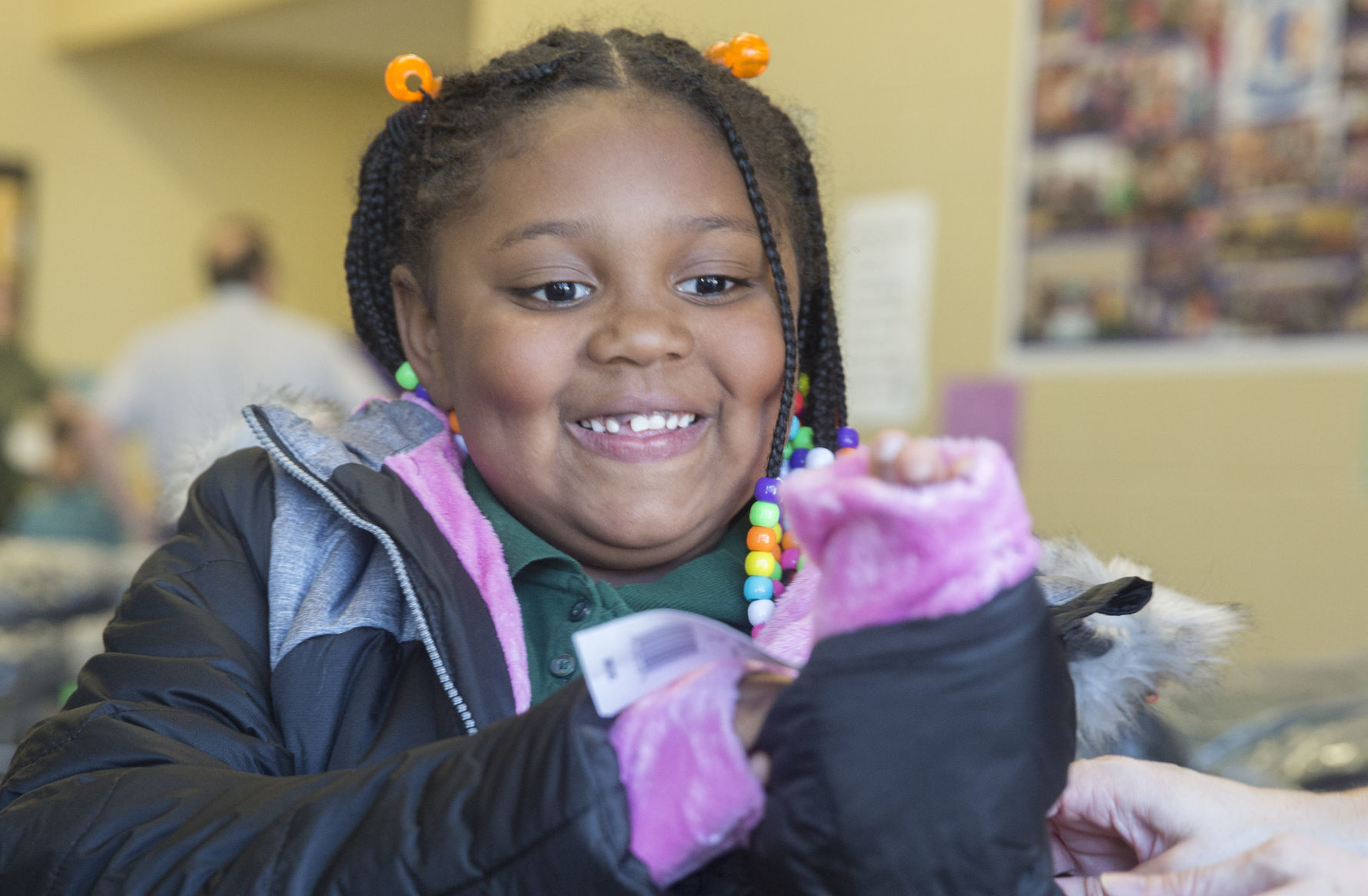 Kittrell Elementary students get coats, other gear for winter