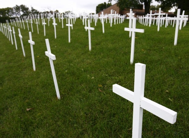 Crosses part of anti-abortion exhibit | Local News | wcfcourier.com