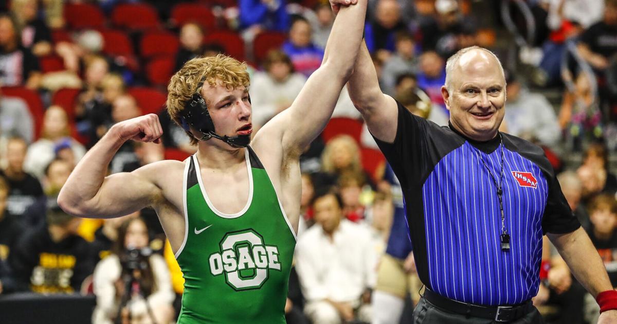 Doug Perrin College wrestling: Osage's Fox taking his talents to Northern Iowa