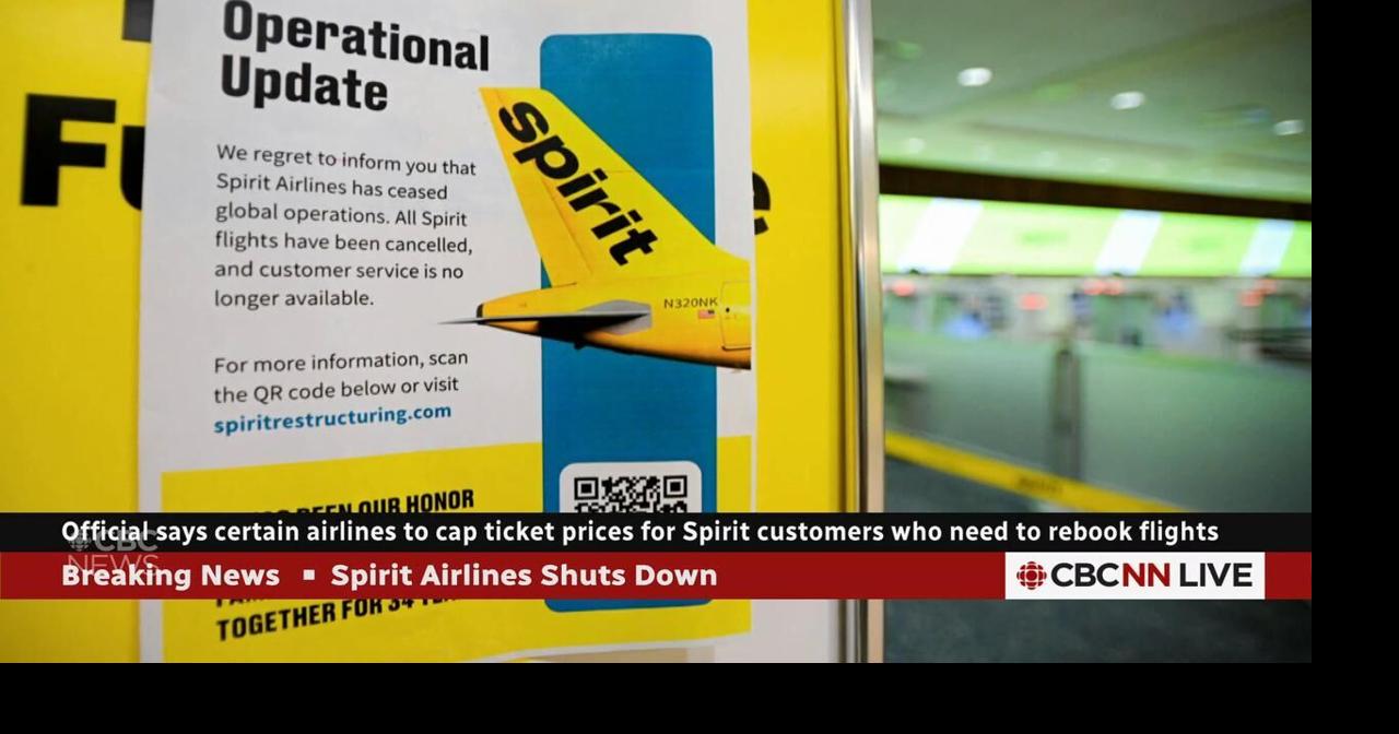 Bankrupt discount carrier Spirit Airlines shuts down, blames fuel cost from Iran war