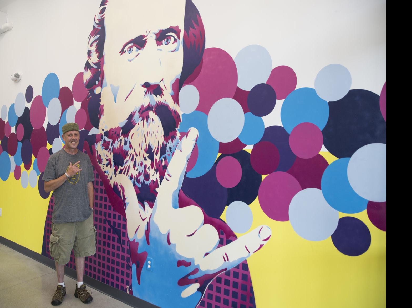 Mural Of Cedar Falls First Mayor Draws Attention To New Downtown