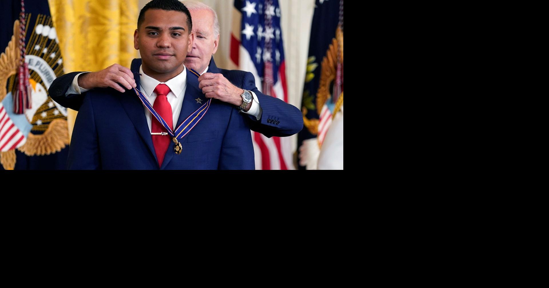 'True heroism:' Biden honors 9 with Medal of Valor including 2 NYPD ...
