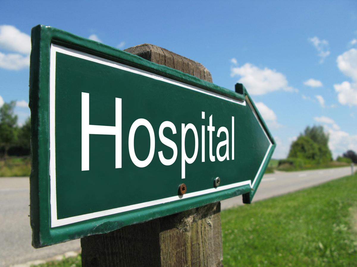 Hospital,Road,Sign