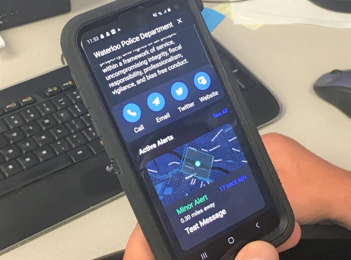 Waterloo police partner with smartphone app for alerts