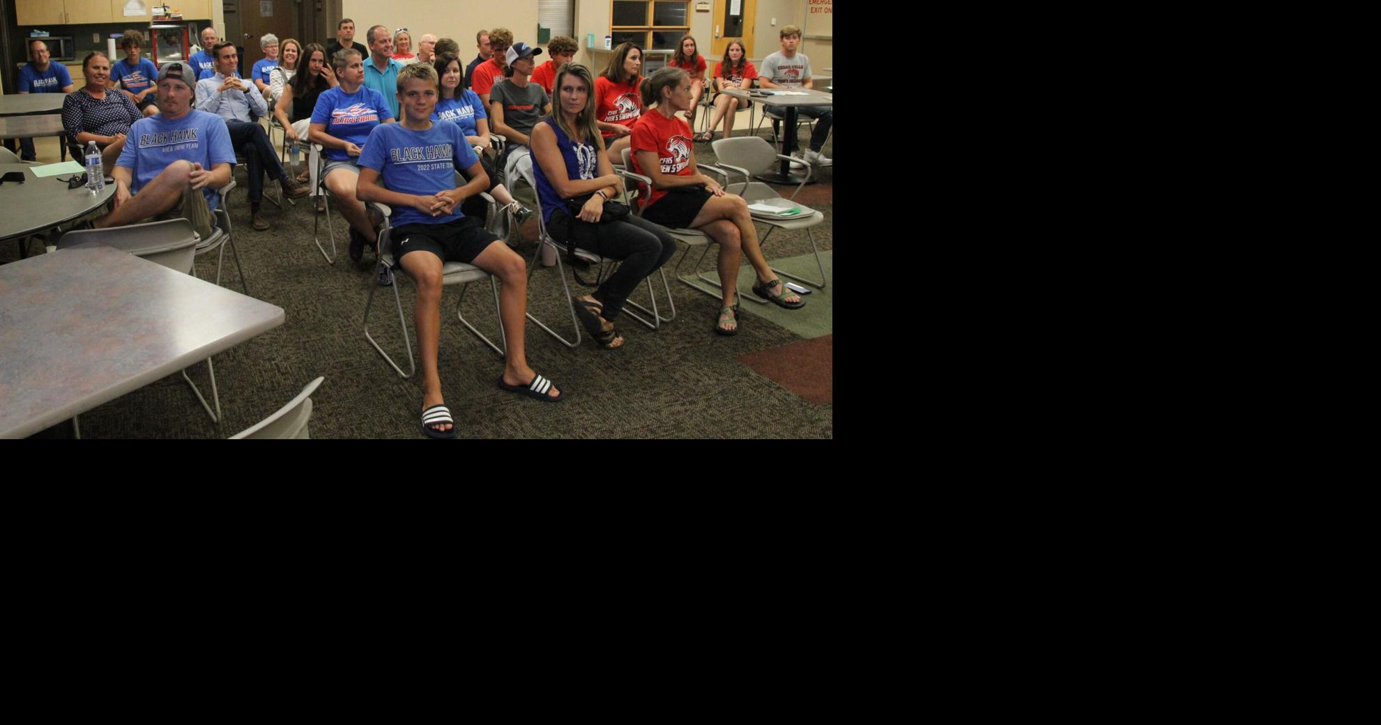 Swimming enthusiasts pack Cedar Falls school board meeting in support of aquatics facility