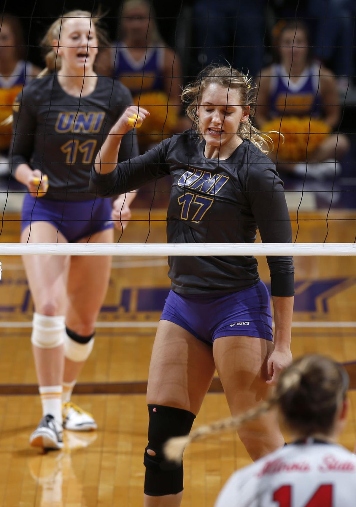 UNI volleyball Thomas has a dynamic weapon Volleyball