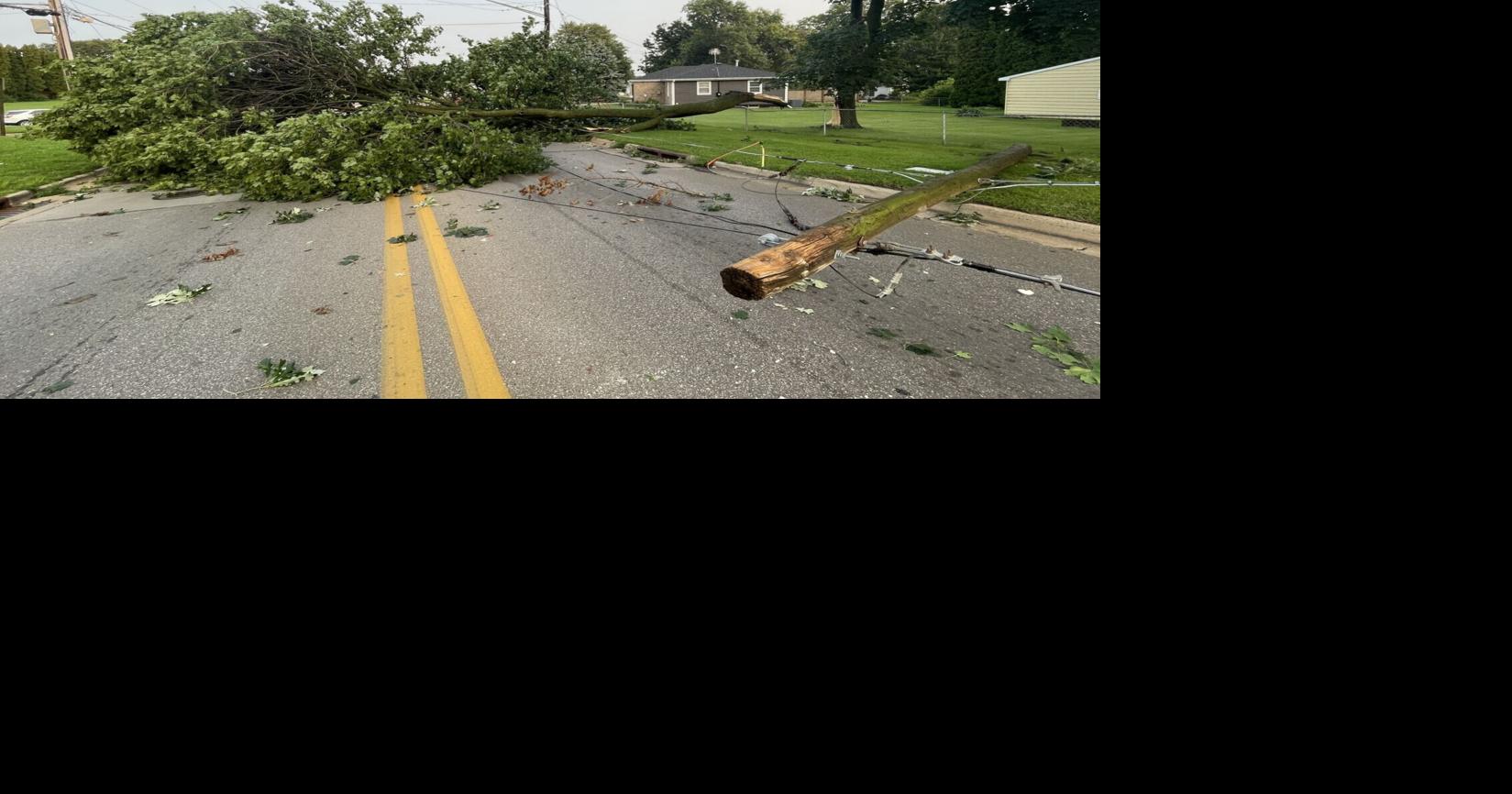 Trees, power lines down in overnight Cedar Valley storm