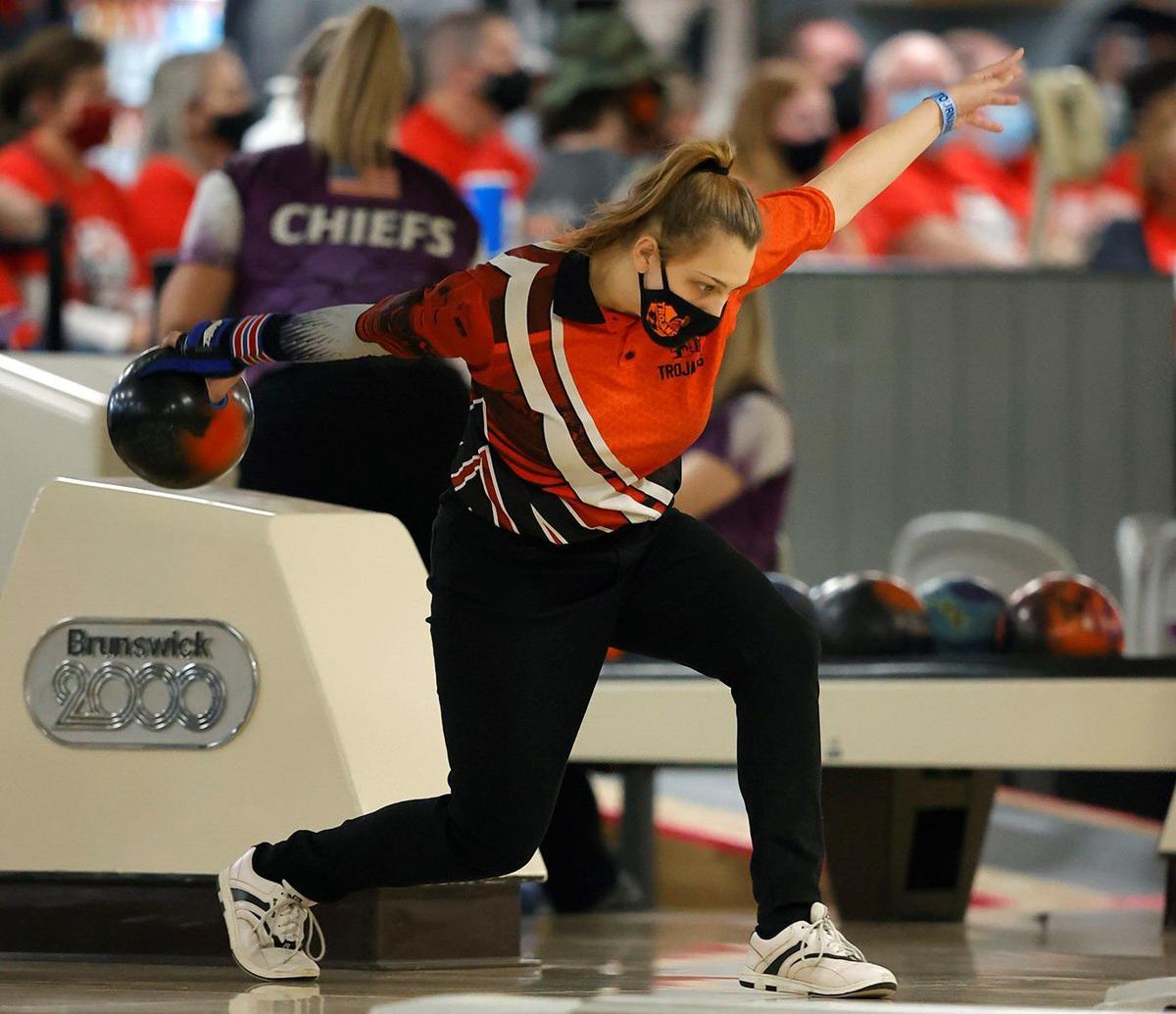 2A state bowling Burge