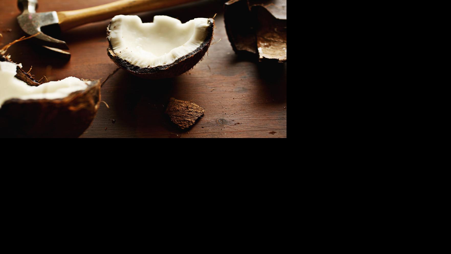 To Crack and Peel Fresh Coconut