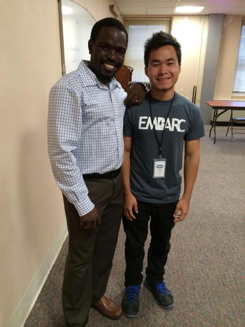 Refugee RISE members