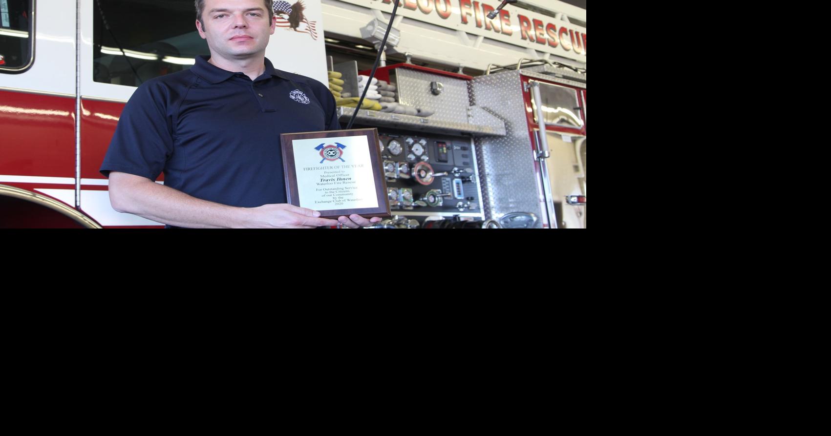 Waterloo firefighter honored for service