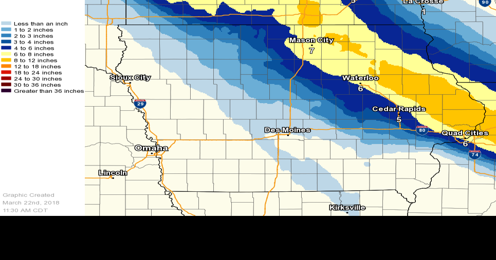 48 inches of snow expected Friday and Saturday