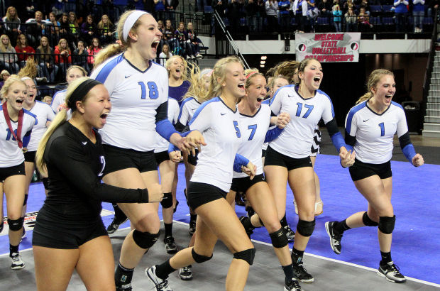 State Volleyball: Dike-New Hartford Wins 2A Championship Showdown ...