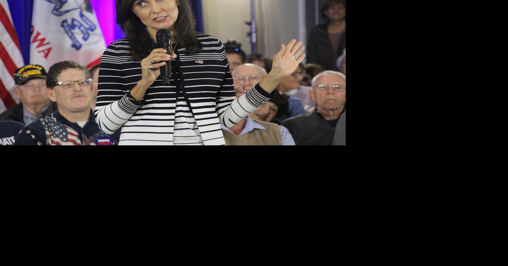 Haley gives takes on Ukraine, Israel in Waverly stop