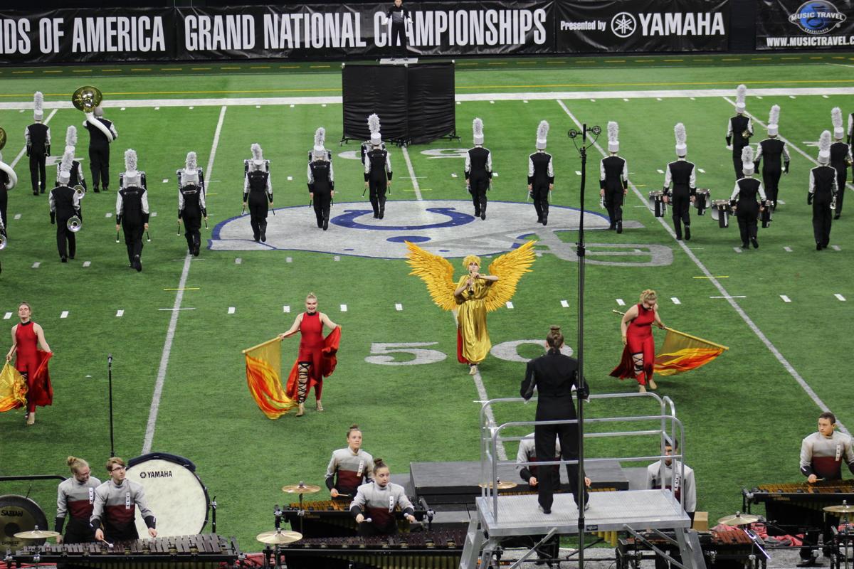 Independence High School marches at Bands of America championship