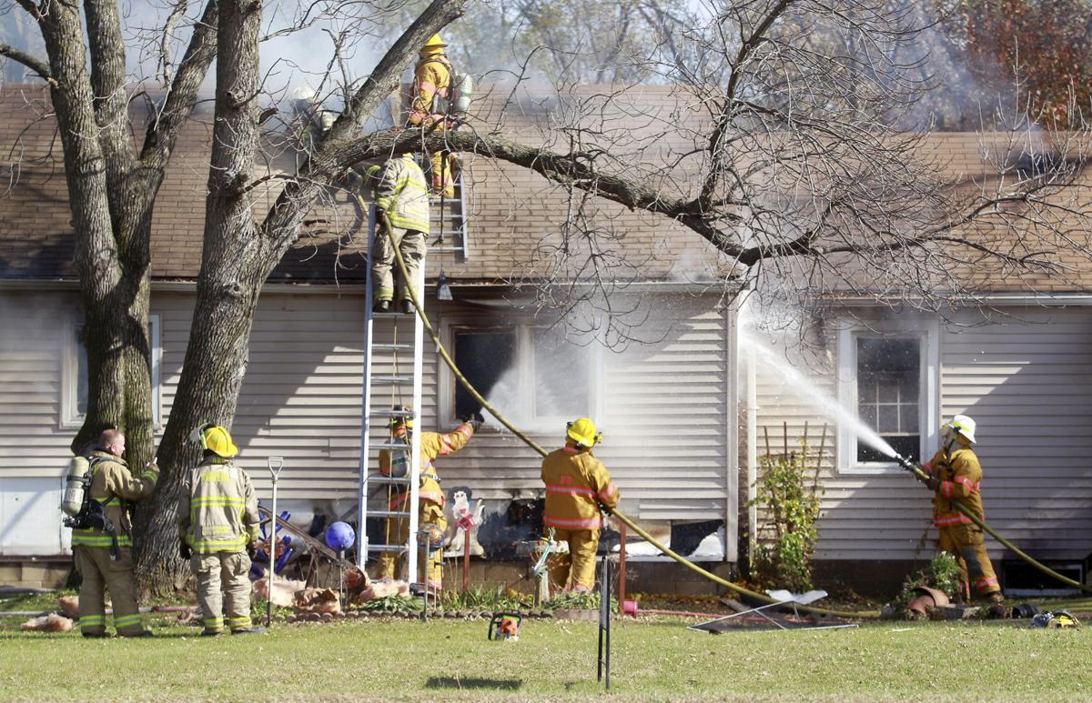Update Crews fighting house fire in Janesville Local News