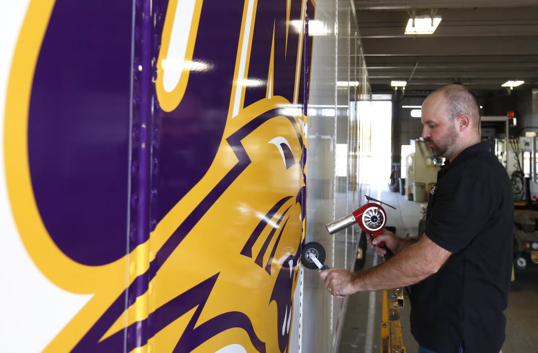 Over The Road Trip Warren To Send Panther Decorated Truck To Uni S Game In Fargo Business Local News Wcfcourier Com