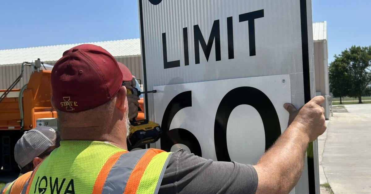 What to know about speed limit increases on many Iowa rural roads July 1