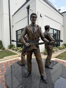 Buddy Holly, Ritchie Valens and Big Bopper Statues Unveiled in Clear Lake, Iowa