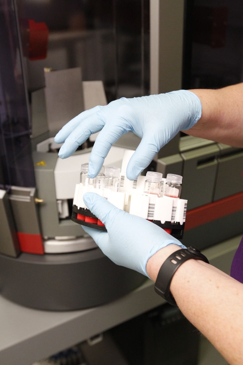 Covenant lab has 1stinIowa machine to replace blood testing and