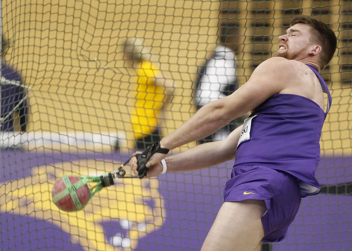 MVC indoor track Walski, Pate carry torch for deep UNI throws program