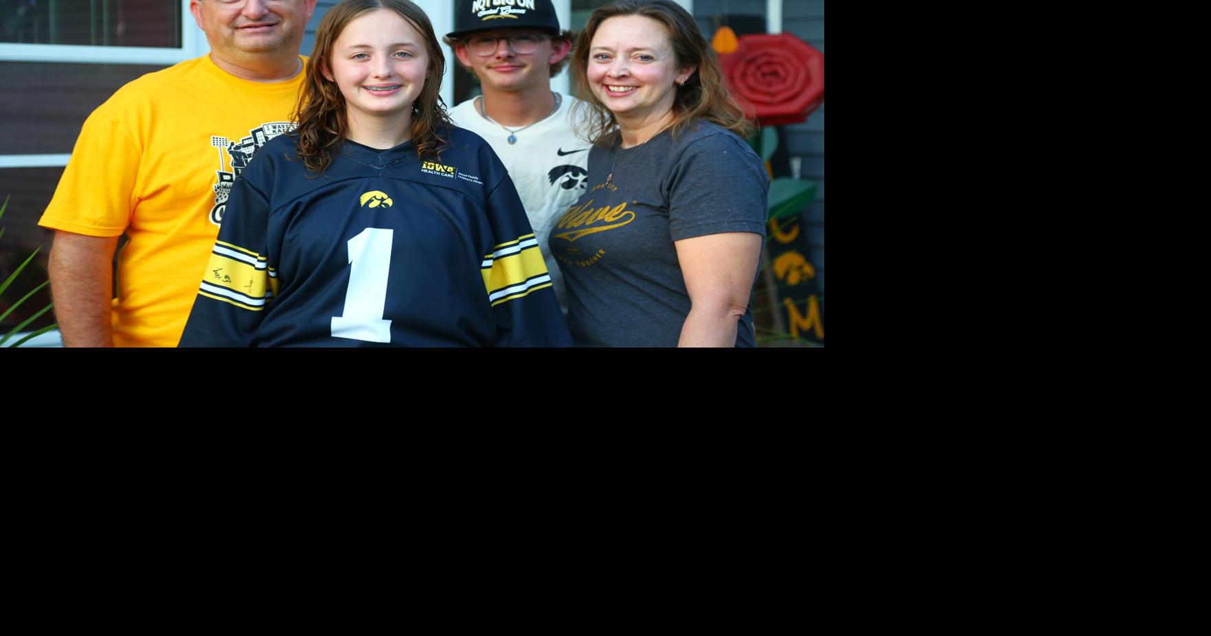 Iowa family celebrates a young cancer survivor at home
