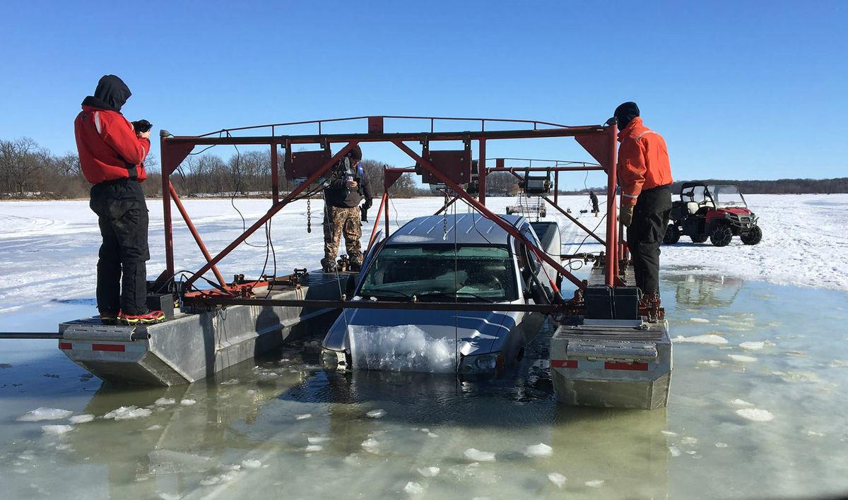Osage man's truck goes through ice Local News