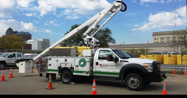 Green service trucks join MidAmerican Energy fleet