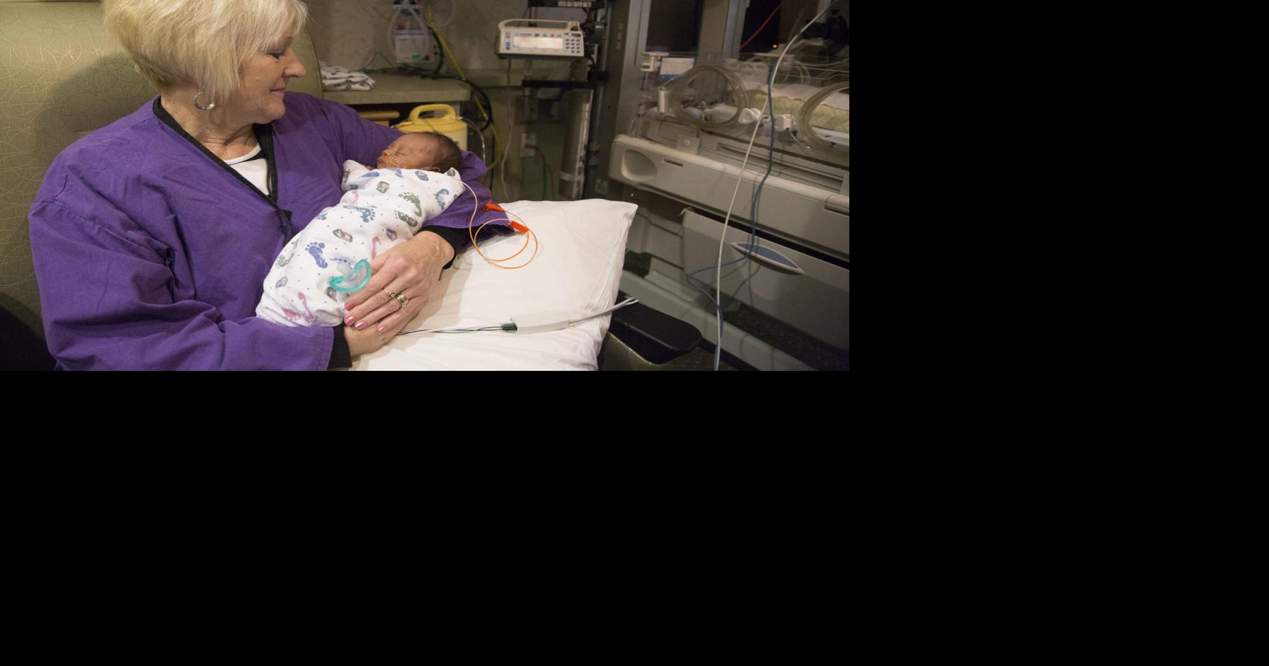 Allen Hospital NICU Cuddlers help babies, staff