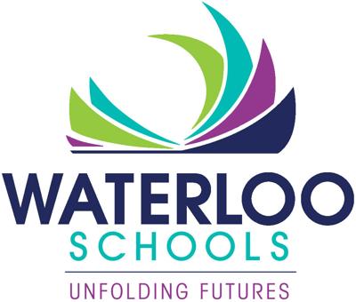 Unfolding Futures Waterloo Schools logo vertical