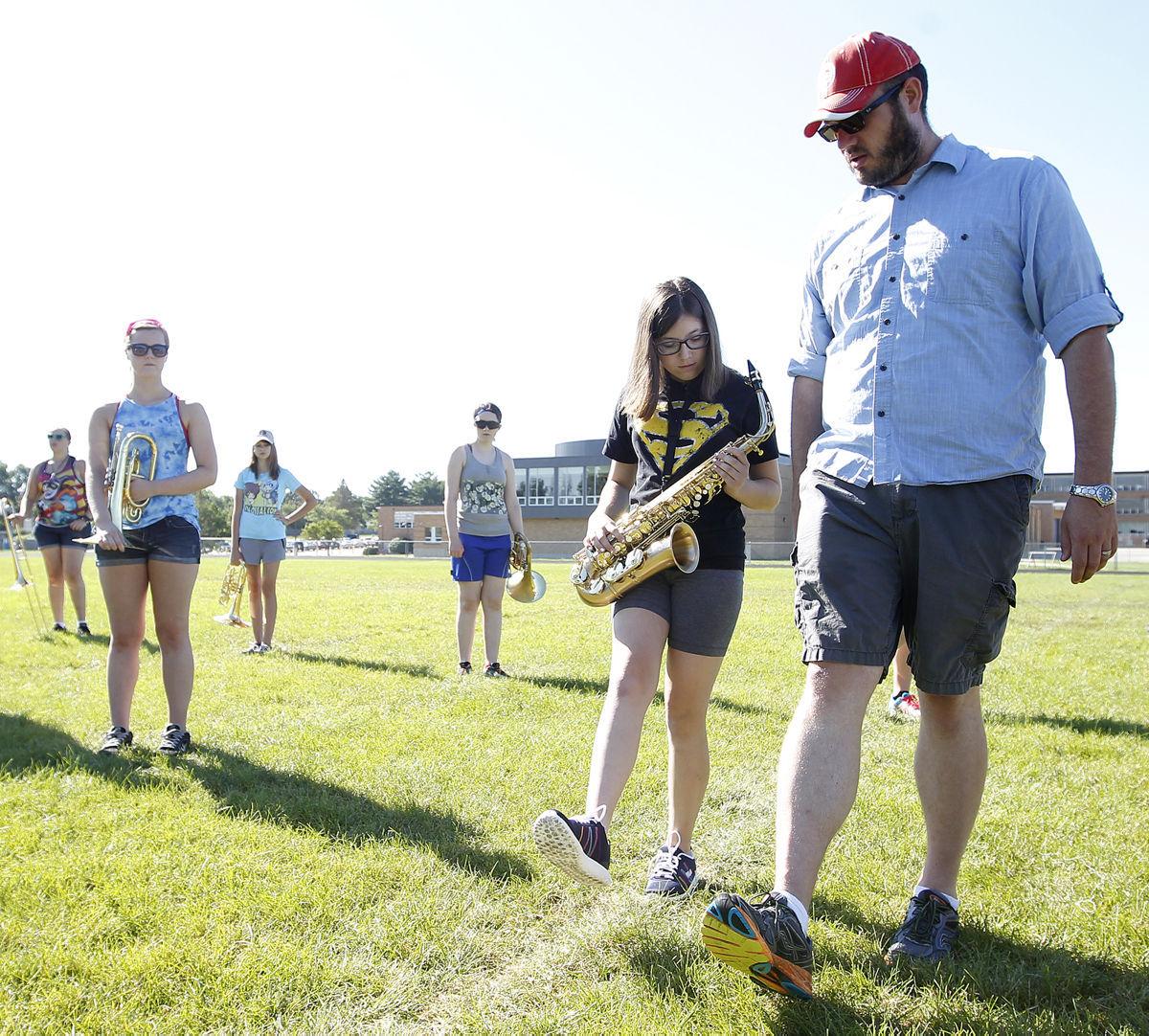 Cedar Valley high schools wrap up marching band camps Education News