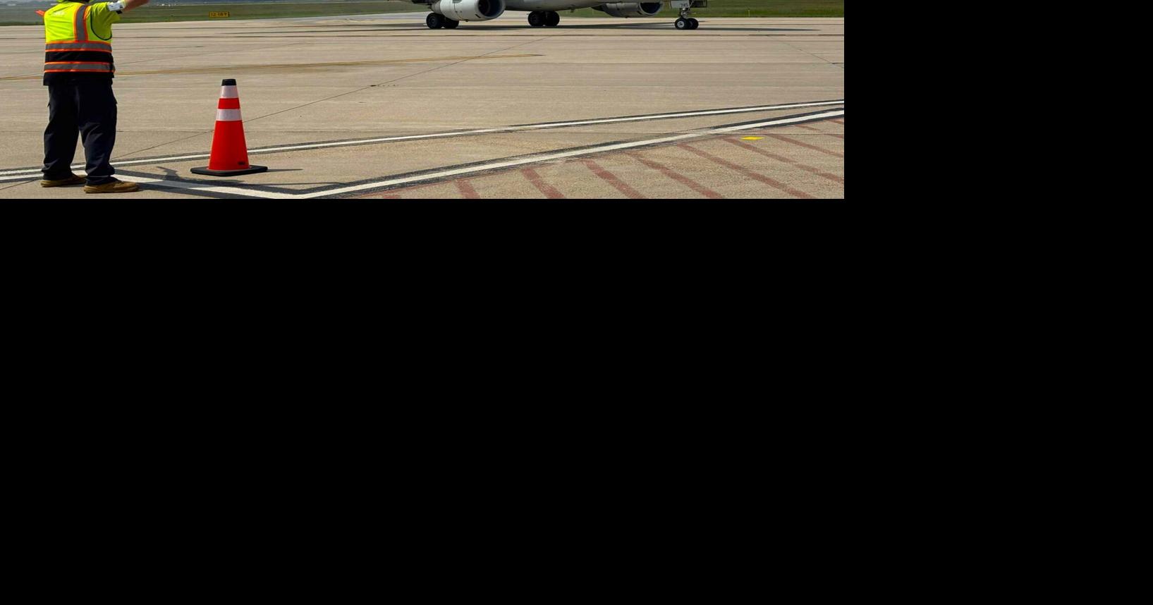 First flight on bigger jet takes off from Waterloo Reg’l Airport