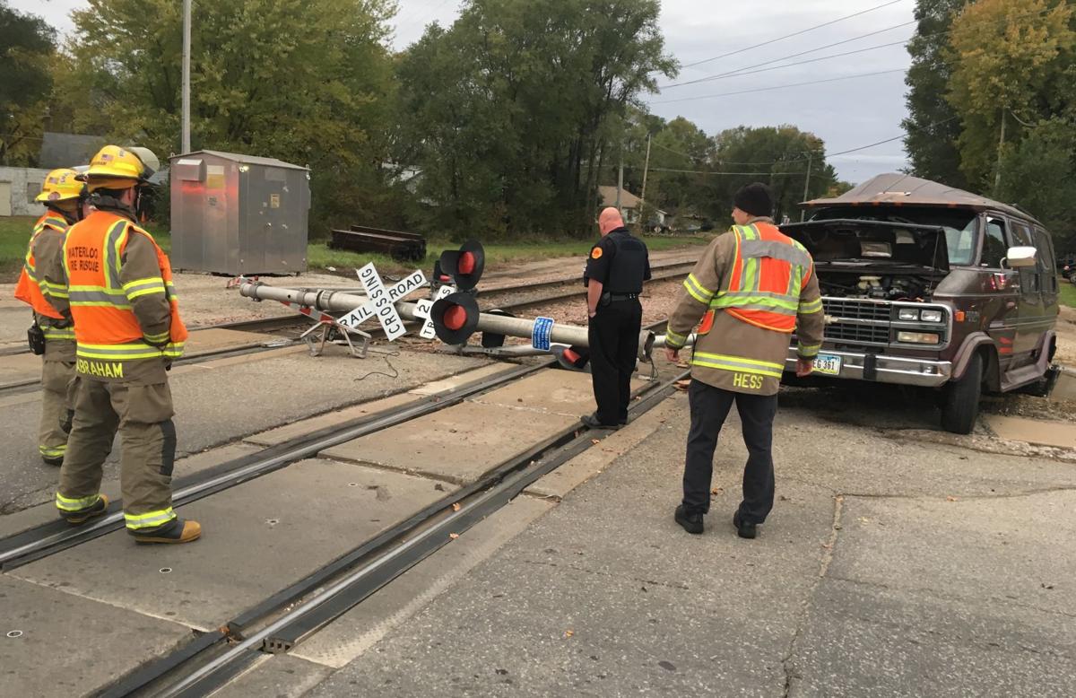 Driver disappears following morning crash at railroad crossing Local