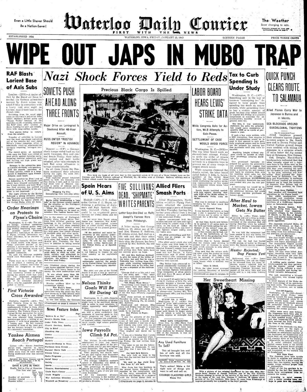 Courier Jan. 15, 1943