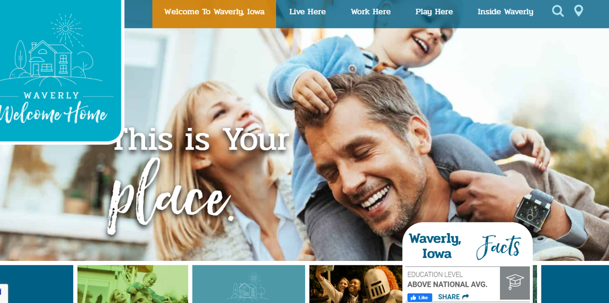 Waverly Welcome Home campaign screenshot