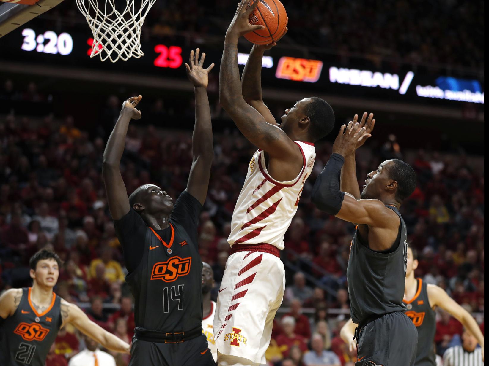 College Basketball Iowa State Beats Oklahoma State 72 59