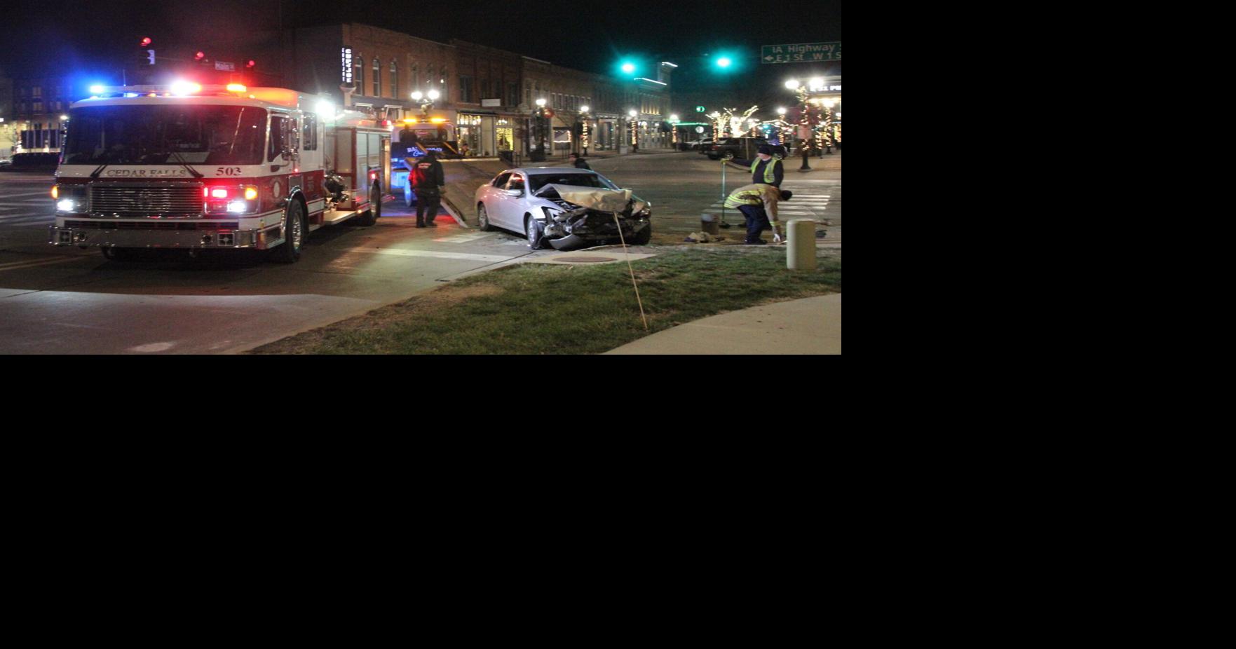 Cedar Falls crash sends two to hospital for minor injuries