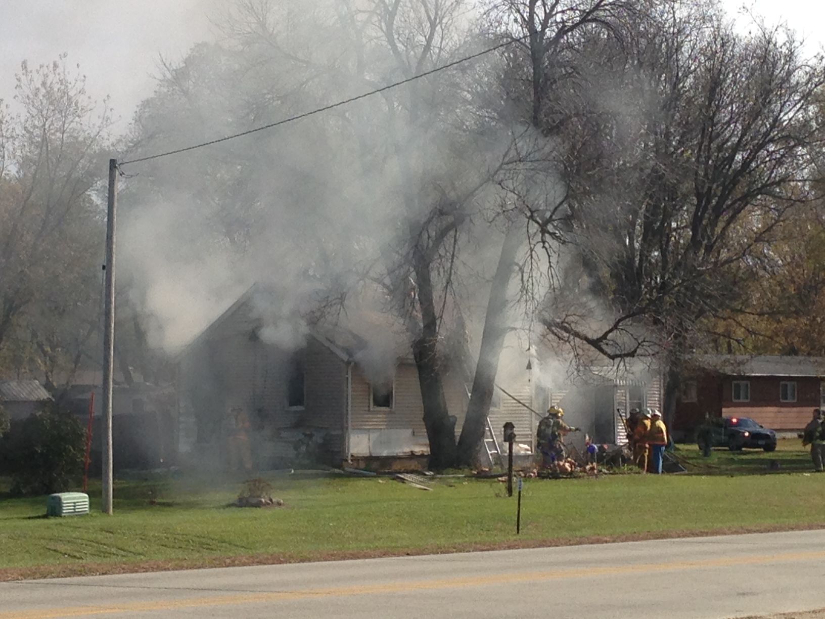 Update: Crews Fighting House Fire In Janesville | Local News ...