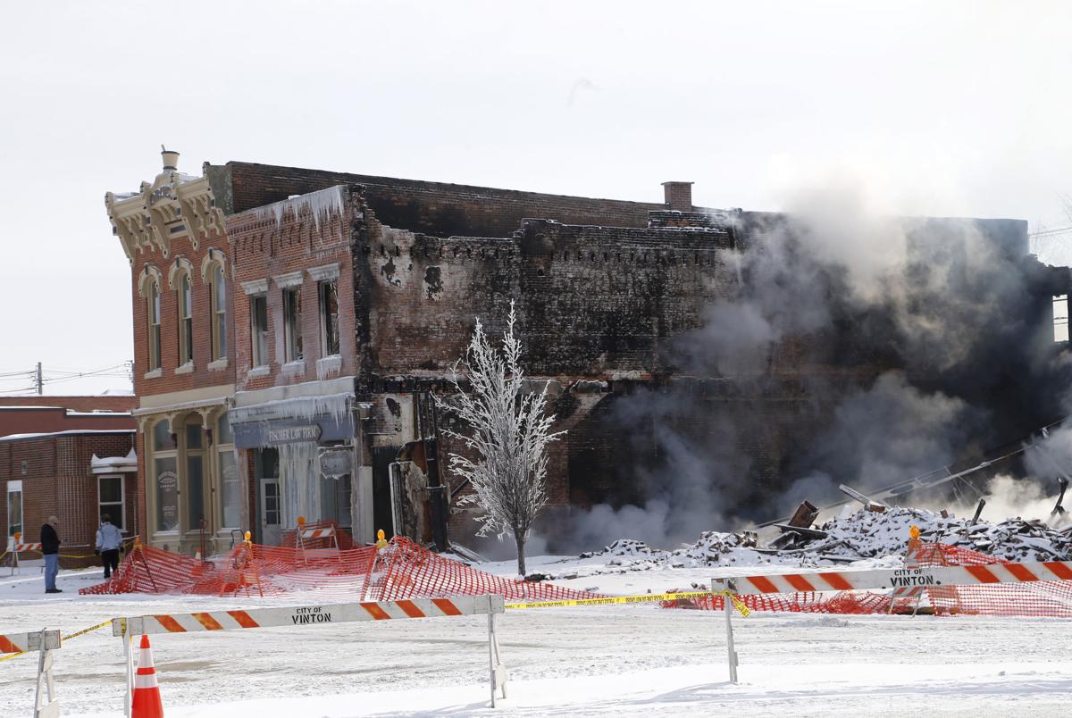Vinton continues to recover following downtown fire