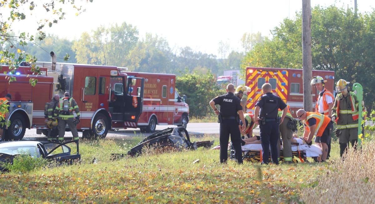 Photos Headon crash in Waterloo injures 2 Local News