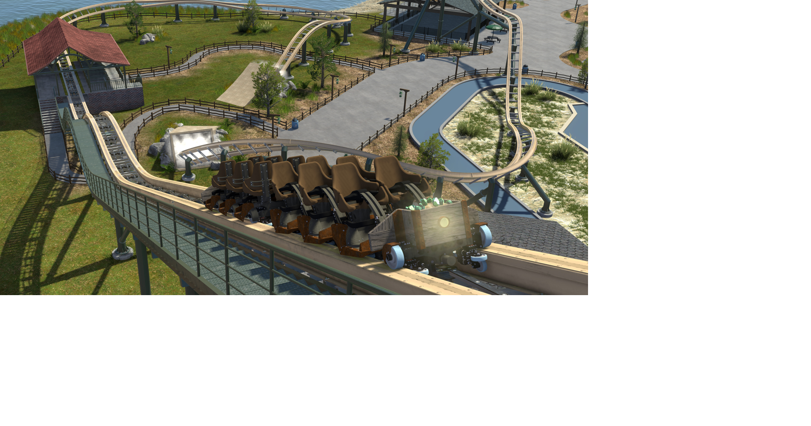 Lost Island Themepark unveils family friendly roller coaster, opens 2027