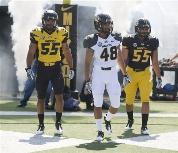 missouri football uniforms