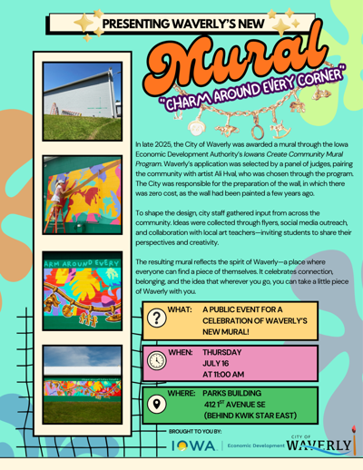City of Waverly Celebrates Completion of Community Mural