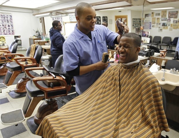 African American Barber Shop Haircuts