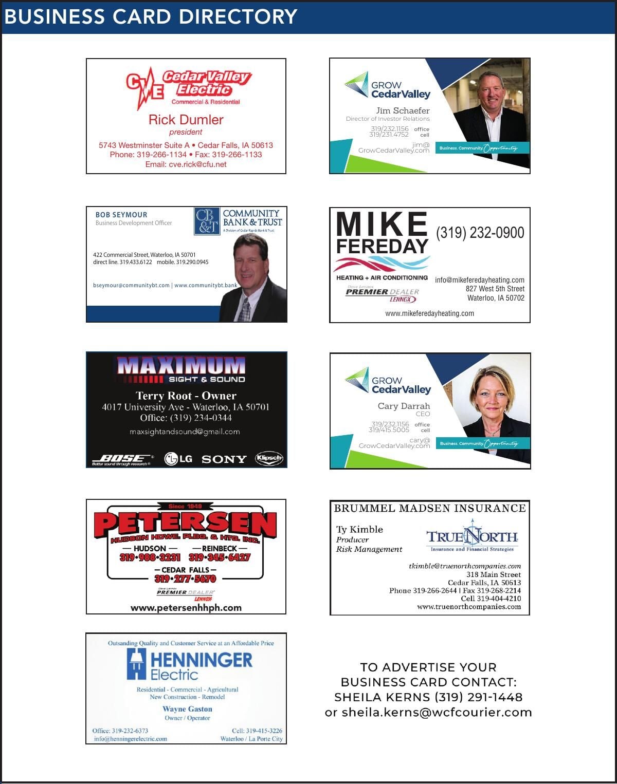 Business Card Directory