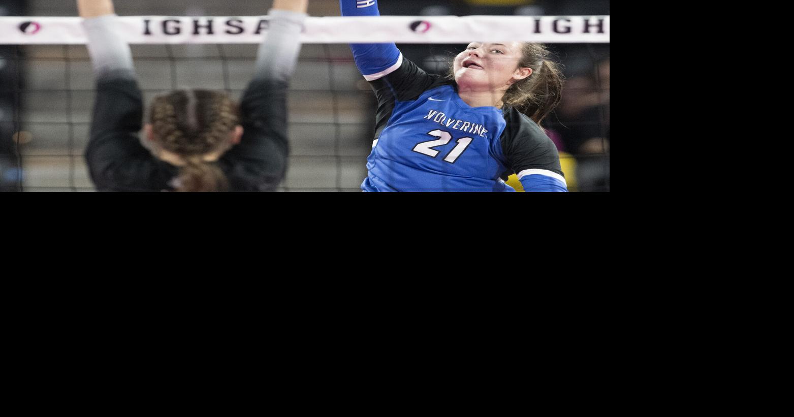High School Volleyball Isabelle Elliott, Payton Petersen named to